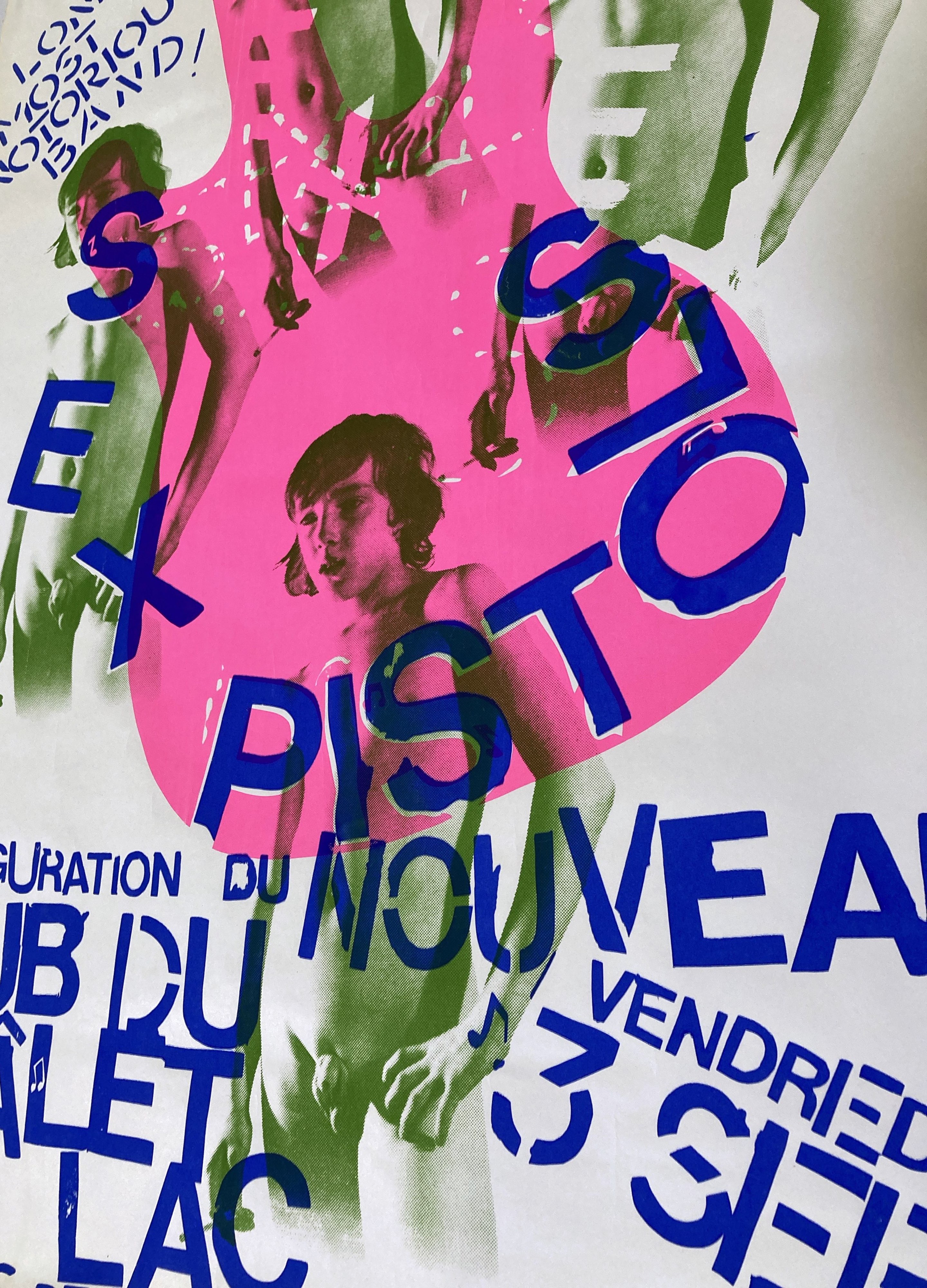 Lot 373 - SEX PISTOLS - AN ORIGINAL POSTER FOR THE