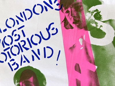 Lot 373 - SEX PISTOLS - AN ORIGINAL POSTER FOR THE