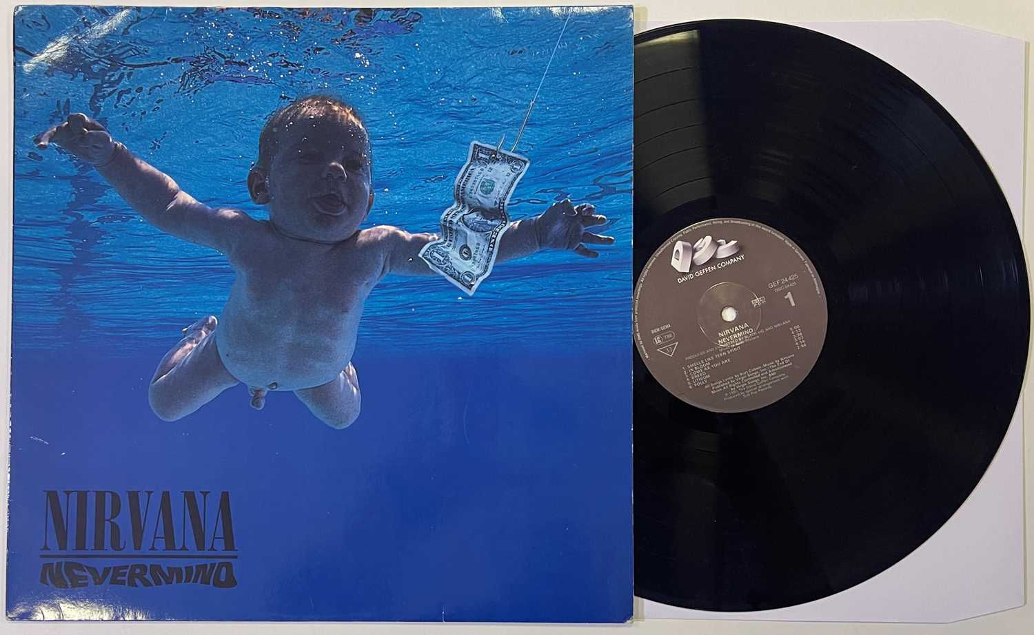 Lot 26 - NIRVANA - NEVERMIND LP (ORIGINAL 1991 EU COPY - GEF 24425)