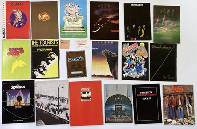 Lot 182 - PROG / CLASSIC ROCK PROGRAMMES AND TICKETS C 1970S.