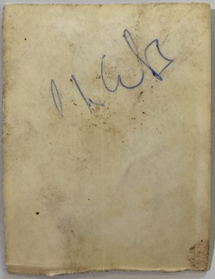 Lot 253 - JOY DIVISION - IAN CURTIS - A SIGNED PASSPORT PHOTOGRAPH - THE LAST PHOTO OF IAN.
