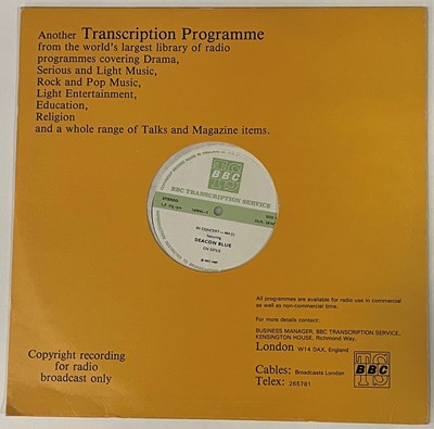 Lot 70 - DEACON BLUE - IN CONCERT 464 (BBC TRANSCRIPTION SERVICE - CN 5375/S)