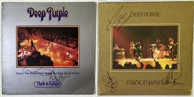 Lot 365 - DEEP PURPLE - SIGNED LPS