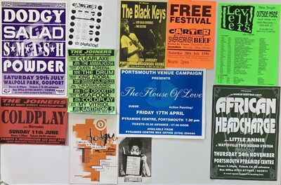 Lot 291 - 1990S CONCERT POSTERS - COLDPLAY / LEVELLERS ETC.