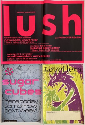 Lot 293 - LUSH 1990S CONCERT POSTER / SUGARCUBES ETC.