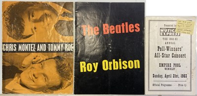 Lot 319 - THE BEATLES - CONCERT PROGRAMMES 1963.