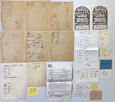 Lot 314 - THE JAM - A 1978 CONTRACT / TICKET AND CONCERT DOCUMENTS.