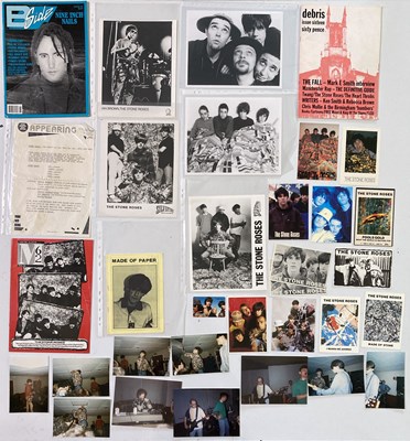 Lot 270 - THE STONE ROSES - FAN TAKEN PHOTOS / PRESS EPHEMERA.