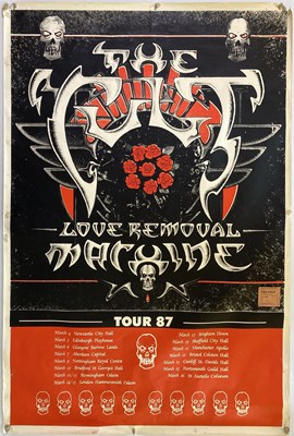 Lot 195 - THE CULT - A 1987 TOUR POSTER.