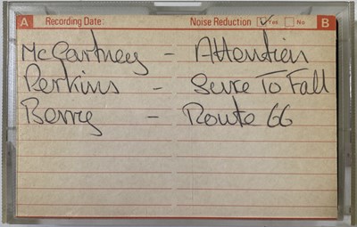 Lot 327 - THE BEATLES / PAUL MCCARTNEY - UNRELEASED DEMO CASSETTE 'ATTENTION'