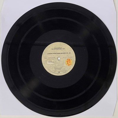 Lot 126 - U2 - THE UNFORGETTABLE FIRE - REFERENCE LACQUER TEST CUT LP RECORDING