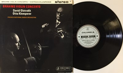 Lot 16 - DAVID OISTRAKH & OTTO KLEMPERER - BRAHMS: VIOLIN CONCERTO LP (UK STEREO - SAX 2411)