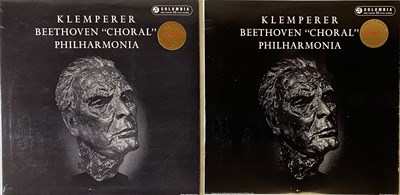 Lot 17 - OTTO KLEMPERER - BEETHOVEN: SYMPHONY NO 9 (2 LP SET - UK STEREO - SAX 2276/ 77)