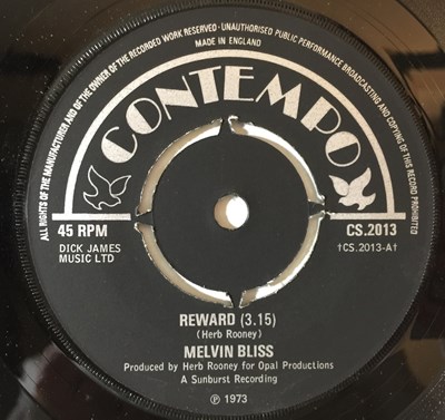Lot 103 - MELVIN - REWARD/ SYNTHETIC SUBSTITUTION 7" (CONTEMPO - CS.2013)
