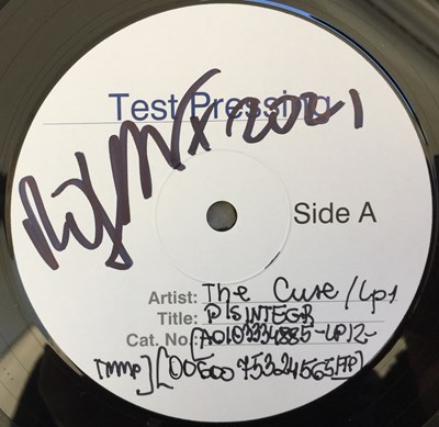 Lot 7 - THE CURE - DISINTEGRATION LP - ROBERT SMITH SIGNED/ANNOTATED (2021 PRESSING)