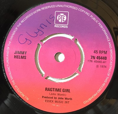 Lot 115 - JIMMY HELMS - RAGTIME GIRL/ ROMEO AND JULIET 7" (PYE - 7N 45440)