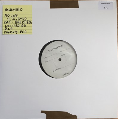 Lot 18 - HAWKWIND - 50 LIVE LP (2020 - CHERRY RED BREDT 830)