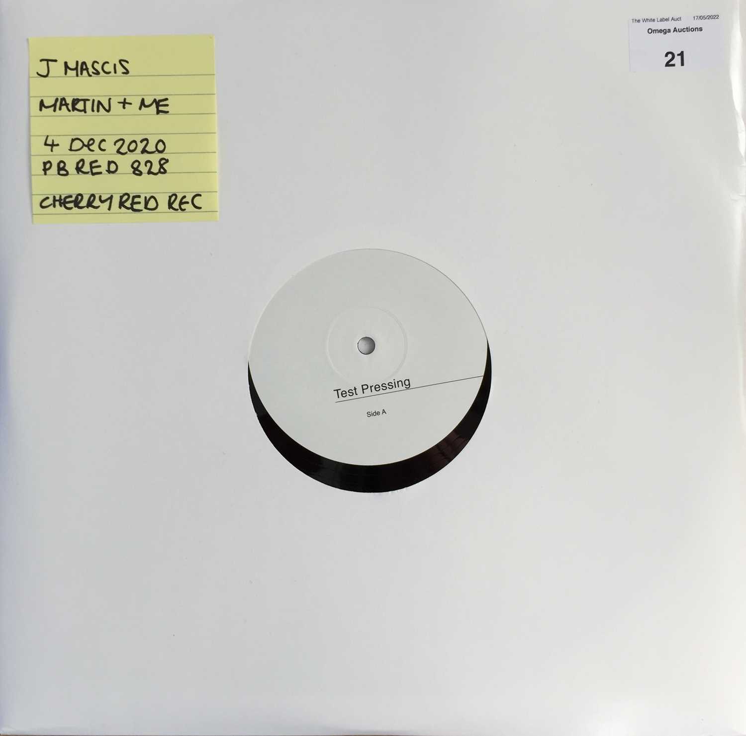 Lot 21 - J MASCIS - MARTIN + ME LP (2020 - CHERRY RED PBRED 828)