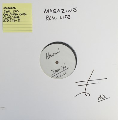 Lot 28 - MAGAZINE - REAL LIFE LP - HOWARD DEVOTO SIGNED (2018 - UMC/VIRGIN 5782368)