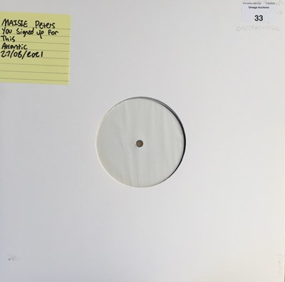 Lot 33 - MAISIE PETERS - YOU SIGNED UP FOR THIS LP (2021 - ATLANTIC 0190296741043)