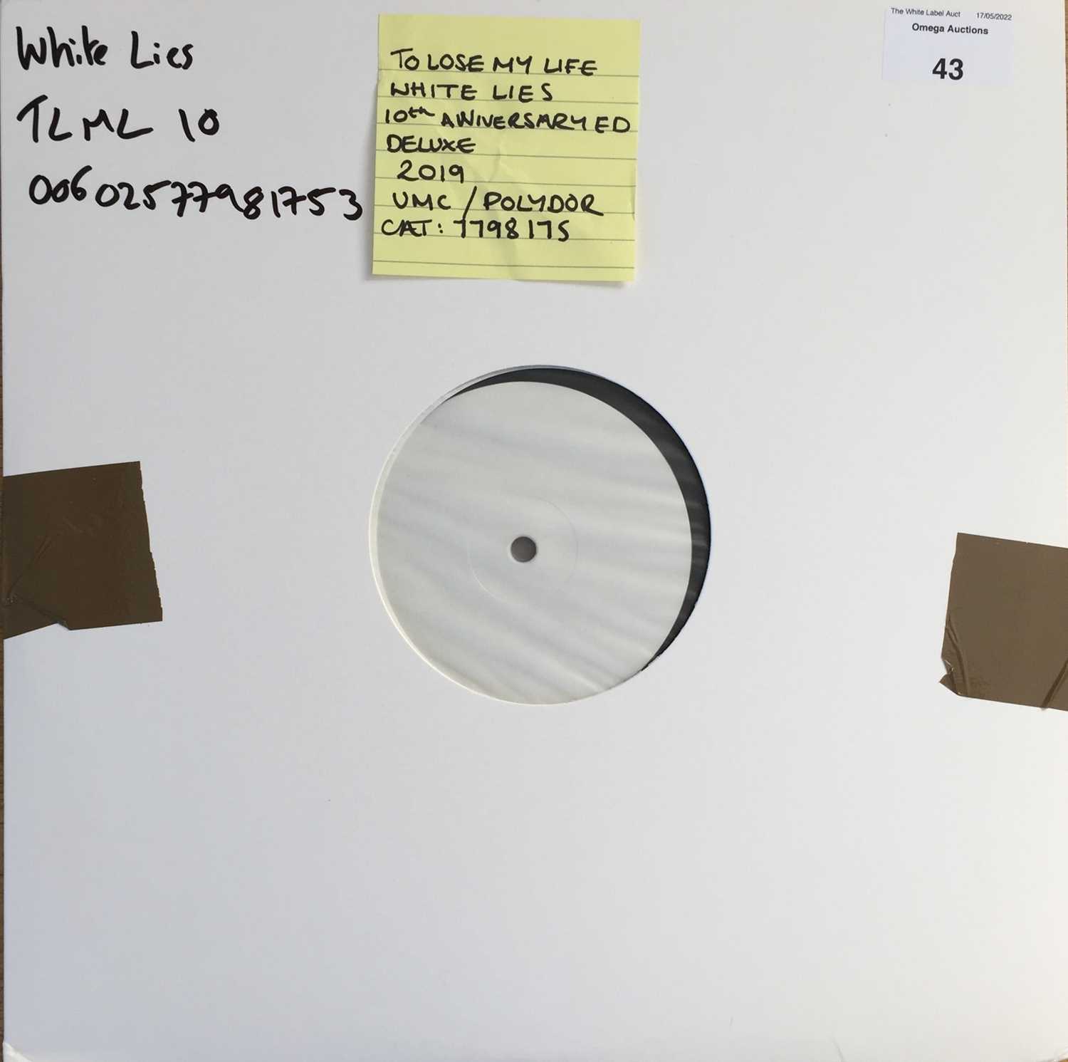 Lot 43 - WHITE LIES - TO LOSE MY LIFE LP (2019 - UMC/POLYDOR 7798175)