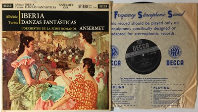 Lot 38 - ANSERMET - ALBENIZ/ TURINA: IBERIA/ DANZAS FANTASTICAS LP (UK STEREO - SXL 2243)