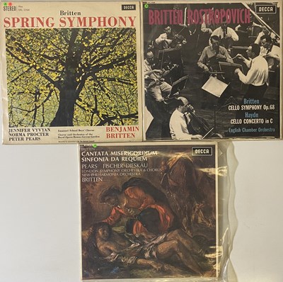 Lot 39 - BENJAMIN BRITTEN - UK DECCA SXL PACK (SIGNED)