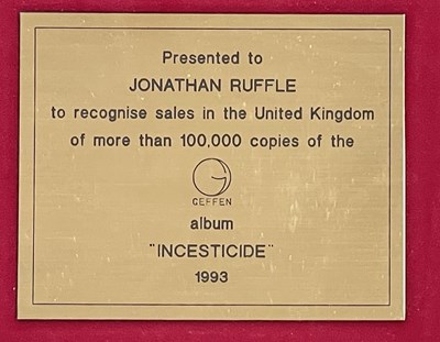 Lot 43 - NIRVANA INSECTICIDE GOLD DISC AWARD