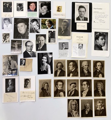 Lot 70 - CLASSICAL MUSIC - SIGNED CONCERT PROGRAMMES WITH TICKETS AND MORE / CLAUDIO MUZIO - A SIGNED PROGRAMME.