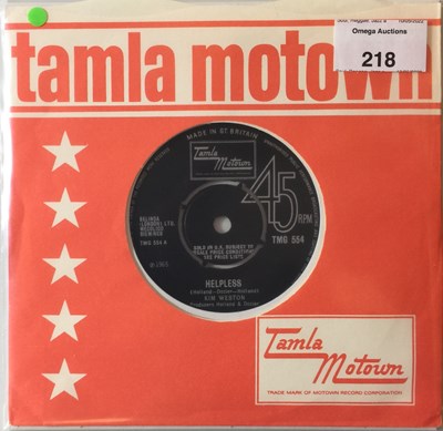 Lot 218 - TMG 554 - KIM WESTON - HELPLESS 7"