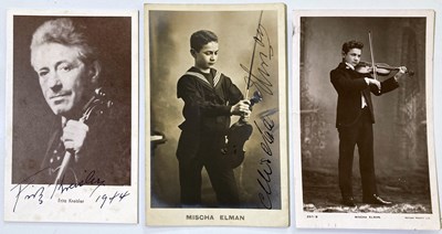 Lot 356 - MISCHA ELMAN / FRITZ KREISLER.