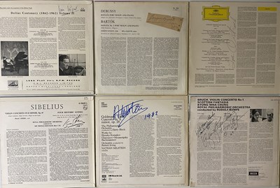 Lot 60 - SIGNED CLASSICAL LPs - VIOLINISTS & CELLISTS