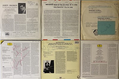 Lot 62 - SIGNED CLASSICAL LPs - PIANIST/ GUITARIST & VOCALISTS