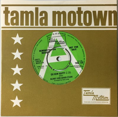 Lot 242 - TMG 720 (DEMO) - BLINKY AND EDWIN STARR - OH HOW HAPPY 7"
