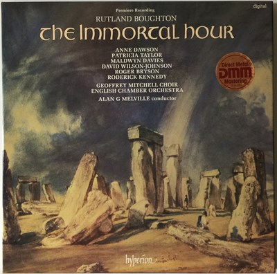 Lot 80 - ALAN G MELVILLE - BOUGHTON: THE IMMORTAL HOUSE LP BOX SET (INCLUDES MELVILLE LETTERS)