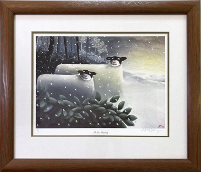Lot 61 - MACKENZIE THORPE (1956) - SIGNED LIMITED EDITION PRINT - FOR EVER DREAMING.