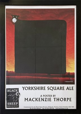 Lot 64 - MACKENZIE THORPE (1956) - YORKSHIRE SQUARE ALE POSTER.