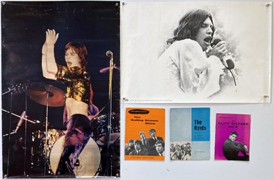 Lot 463 - THE ROLLING STONES - CONCERT PROGRAMME AND POSTERS.