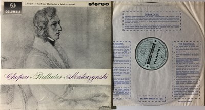 Lot 106 - MALCUZYNSKI - CHOPIN BALLADS LP (UK STEREO - SAX 2509)