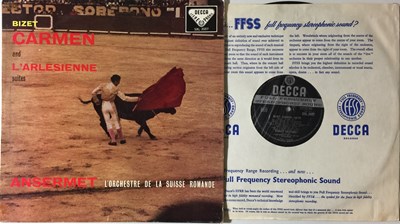Lot 108 - ANSERMET  BIZET: CARMEN LP (UK STEREO/ SXL/ BLUE BORDER - SXL 2037)