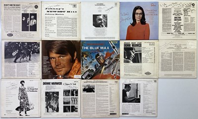 Lot 1 - SIGNED LPS - BIG BAND / STAGE AND SCREEN STARS.