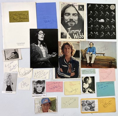 Lot 288 - MUSIC AUTOGRAPHS - 1940S-1960S STARS.