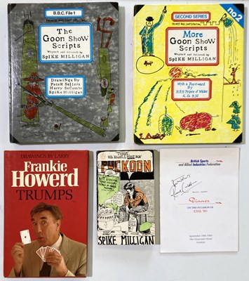 Lot 76 - COMEDY STARS - AUTOGRAPHED BOOKS.