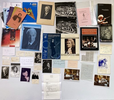 Lot 6 - CLASSICAL MUSIC SIGNED