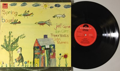 Lot 27 - THE JEFF CLYNE - IAN CARR QUARTET - SPRINGBOARD LP (UK POLYDOR - 545007)