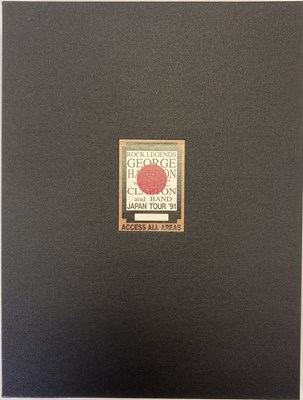 Lot 145 - GEORGE HARRISON & ERIC CLAPTON LIVE IN JAPAN GENESIS BOOK