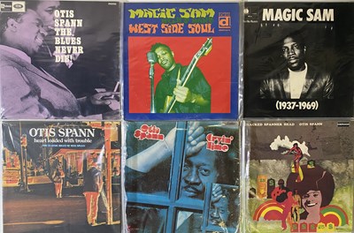 Lot 51 - MAGIC SAM/ OTIS SPANN - CHICAGO BLUES LPs