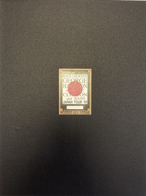 Lot 147 - GEORGE HARRISON & ERIC CLAPTON LIVE IN JAPAN GENESIS BOOK