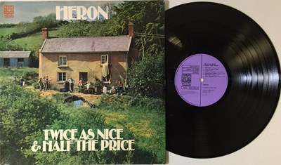 Lot 10 - HERON - TWICE AS NICE & HALF THE PRICE 2 LP (UK STEREO - DAWN - DNLS 3025)