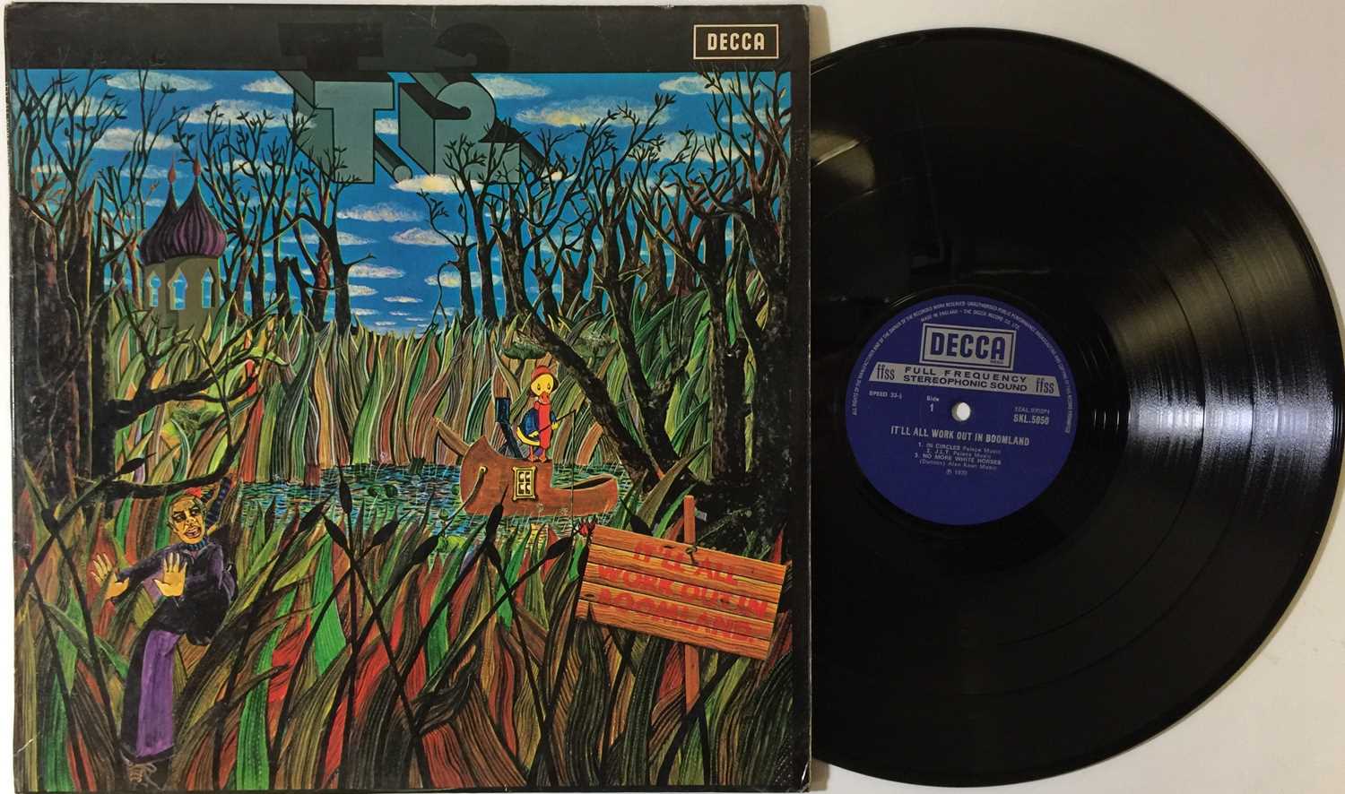 Lot 11 - T2 - IT'LL ALL WORK OUT IN BOOMLAND LP (UK STEREO - DECCA - SKL.5050)